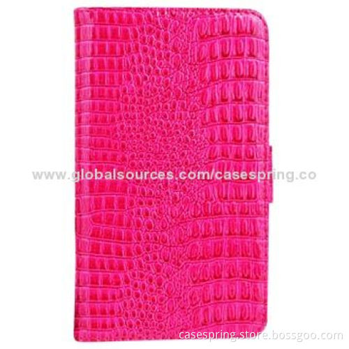 New products luxury wallet crocodile leather case for Samsung Galaxy Note II
